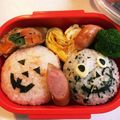 しのちん♡'s cooksnap of when they made ★ハロウィン弁当★簡単おにぎり★.
