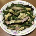 a＊1103's cooksnap of when they made 茄子と卵の中華風炒め.