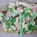 saintjordi's cooksnap of when they made 簡単☆水菜とベーコンのガーリック炒め.