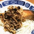 kona8's cooksnap of when they made 鮭とキノコのバターソテー.