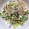 つね竹城's cooksnap of when they made リメイク料理　きんぴらサラダ.