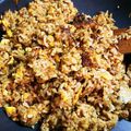 Mina85CQIO's cooksnap of when they made ビビンバ風！炒飯！.