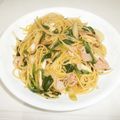 のかまるこ's cooksnap of when they made ほうれん草とベーコンの和風バター味.