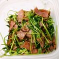 ずぼらなさかな's cooksnap of when they made 豆苗とベーコンの塩バター炒め.