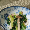 のりちママ's cooksnap of when they made ★小松菜としめじのだし醤油和え★.