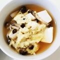 クックLAT1IB☆'s cooksnap of when they made 豆腐としめじのかきたま汁☆.