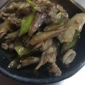 korkor7's cooksnap of when they made 豚肉とキノコのどんぶり.