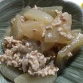 もち子29's cooksnap of when they made 簡単‼︎大根と鶏ひき肉の味噌煮.