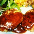 ゆきんこぶーた's cooksnap of when they made 俺流！◯◯のチキンハンバーグ風.