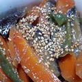 エバクマ's cooksnap of when they made なすびとピーマンのゴマ味噌煮.
