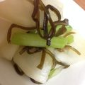 よし乃1987's cooksnap of when they made かぶの塩昆布あえ.
