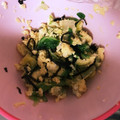 ゆゆゆちゃん★☆'s cooksnap of when they made レンジで簡単♡小松菜と卵の塩昆布和え.