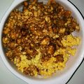 クックBTT1QD☆'s cooksnap of when they made 木綿豆腐で　鶏そぼろ風丼.