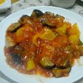 たべたべこ's cooksnap of when they made シイラとなすのチリソース.