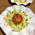 chi−ちゃん's cooksnap of when they made ☆トマトと柿のイタリアンサラダ☆.