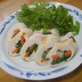 サオリ's cooksnap of when they made 鶏ひき肉の野菜チーズロール.