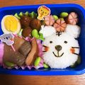 見習い主婦ゆん's cooksnap of when they made 白い虎だよ！ホワイトタイガー＊キャラ弁.