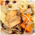 kemi★'s cooksnap of when they made ゴマ薫る☆鮭＆ポテトの温野菜サラダ♪.