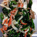 港UV's cooksnap of when they made ほうれん草とかにかまの酢の物.