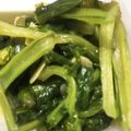 kona8's cooksnap of when they made 青菜のにんにく炒め.