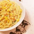えだちゃん！'s cooksnap of when they made 豆乳クリームパスタ.