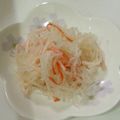 YOU1416's cooksnap of when they made 大根かにかまの酢もの.