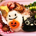 **makky**'s cooksnap of when they made キャラ弁☆おばけちゃん☆ハロウィン.