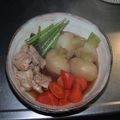 pinkydolphin's cooksnap of when they made 鶏とカブの煮物.