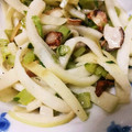 クックFE06VY☆'s cooksnap of when they made 大根の皮と葉でエコ料理☆ナンプラー炒め.