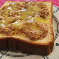 にゃんこたん's cooksnap of when they made スイートチリマヨツナチーズトースト.