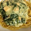 hawaiinut's cooksnap of when they made 甘塩鮭のクリームパスタ.