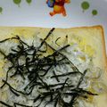 裏庭にゃんこ's cooksnap of when they made 絶品！しらすトースト♡.