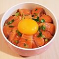 Richland☆Y's cooksnap of when they made 【ズボラ飯】サーモンのめんつゆ漬け丼.