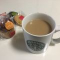 papikun's cooksnap of when they made ティータイム♪バニラミルクティー ♡.