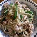 ゆきゆき0119's cooksnap of when they made 安くて大満足！もやしとニラの炒め物.