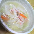 鬼嫁ちーちゃん's cooksnap of when they made 野菜とたまごのコンソメスープ.