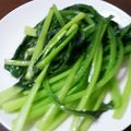 ひなたこやき's cooksnap of when they made 農園レシピ・青菜のニンニク炒め.