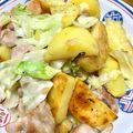 さつ木のこ's cooksnap of when they made 鶏むね肉とじゃが芋のレモンだれ炒め.