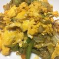 ルナＰボール's cooksnap of when they made キャベツとチーズのオムレツ風★簡単つまみ.