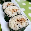 みっくママ's cooksnap of when they made ✿マヨ醤油でおかか海苔巻き✿.