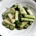 あこーーたん's cooksnap of when they made 簡単♫オクラ・長芋・胡瓜のピリ辛炒め.