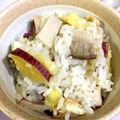 NICoMOMI's cooksnap of when they made エリンギとさつまいもの炊き込みごはん.