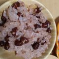 r_minya's cooksnap of when they made 炊飯器で作る赤飯.