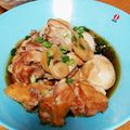 さきん19's cooksnap of when they made ☆やわらか鳥の角煮～煮玉子添え～☆.