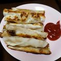 ポポポポポフィ〜♡'s cooksnap of when they made 餃子の皮で簡単♪納豆スティック！.