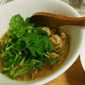 もぐドン's cooksnap of when they made パクチー鶏蕎麦.