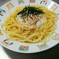 もぐ・ω・くま's cooksnap of when they made 簡単おろしとツナマヨパスタ(温、冷製).