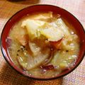 ドラちゃん♪'s cooksnap of when they made 甘酒で♪お酒っぽくない簡単粕汁.