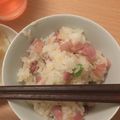 nana8877's cooksnap of when they made ベーコンと玉ねぎだけのガーリックピラフ.
