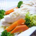 ケロらぶ's cooksnap of when they made 蒸し鶏の温野菜サラダ・みそ風味.